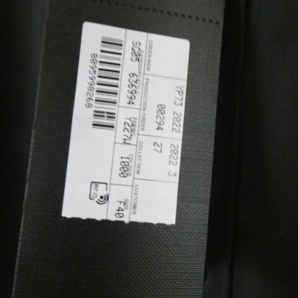New Saint Laurent Women Black Shirt Button Front Long Sleeve  Sz F40 Uniform - Picture 4 of 9